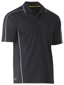 Bisley Cool Mesh Polo With Reflective Piping-BK1425