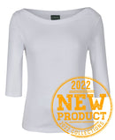 JB's Wear-C of C Ladies 3/4 Sleeve Boat bNeck Tee - 1BT3