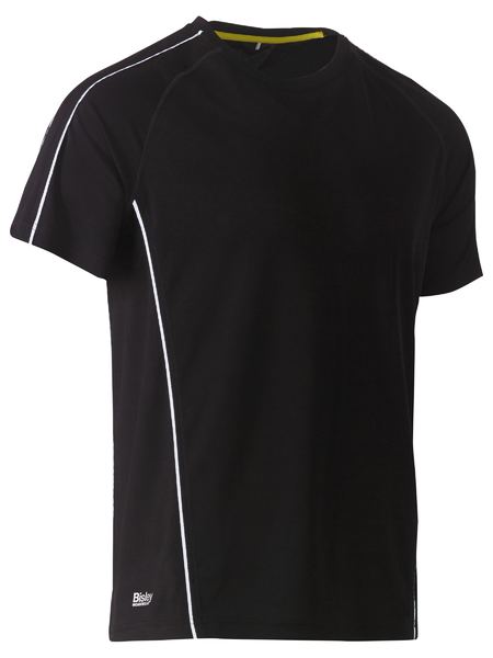 Bisley-Cool Mesh Tee With Reflective Piping-BK1426