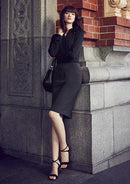 Biz Corporates Womens Bandless Pencil Skirt 20717 - Star Uniforms Australia