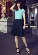 Biz Corporates Womens Bandless Flared Skirt 20718 - Star Uniforms Australia