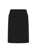 Biz Corporates Womens Front Pleat Detail Straight Skirt 20720 - Star Uniforms Australia