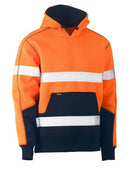Bisley Taped Hi Vis Two Tone Fleece Pullover Hoodie-BK6619T