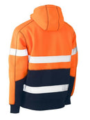 Bisley Taped Hi Vis Two Tone Fleece Pullover Hoodie-BK6619T
