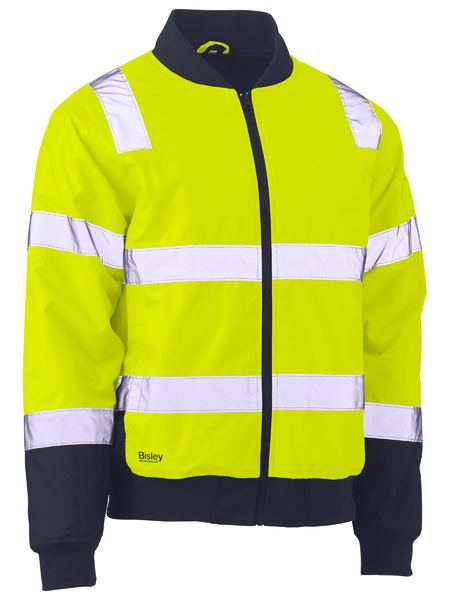 Bisley Taped Two Tone Hi Vis Bomber Jacket-BJ6730T