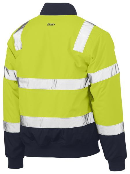 Bisley Taped Two Tone Hi Vis Bomber Jacket-BJ6730T