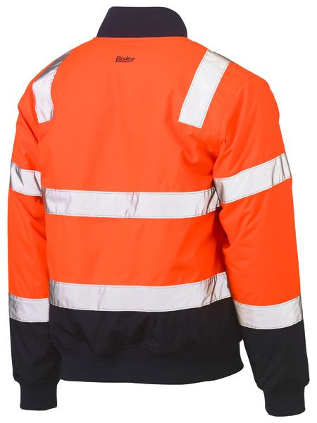 Bisley Taped Two Tone Hi Vis Bomber Jacket-BJ6730T