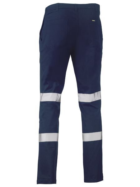 Bisley Taped Biomotion Stretch Cotton Drill Work Pants-BP6008T