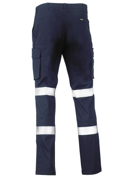Bisley Taped Biomotion Stretch Cotton Drill Cargo Pants-BPC6008T