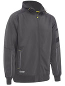 Bisley Zip-front Work Fleece Hoodie-BK6925