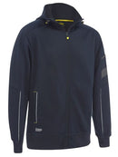 Bisley Zip-front Work Fleece Hoodie-BK6925