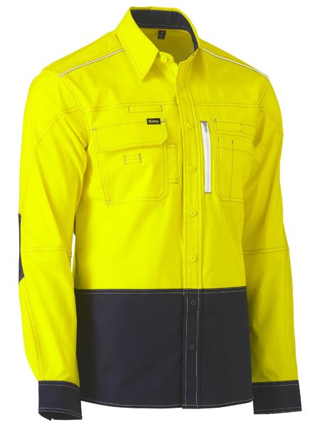 Bisley Flex & Move Hi Vis Utility Shirt-BS6177