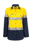 Workcraft - Ladies Hi Vis Shirt CSR Tape - L/S - WSL501