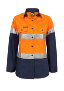 Workcraft - Ladies Hi Vis Shirt CSR Tape - L/S - WSL501