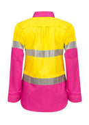 Workcraft - Ladies Hi Vis Shirt CSR Tape - L/S - WSL501