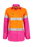 Workcraft - Ladies Hi Vis Shirt CSR Tape - L/S - WSL501