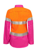 Workcraft - Ladies Hi Vis Shirt CSR Tape - L/S - WSL501