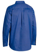 Bisley Closed Front Cotton Drill Shirt - Long Sleeve-BSC6433