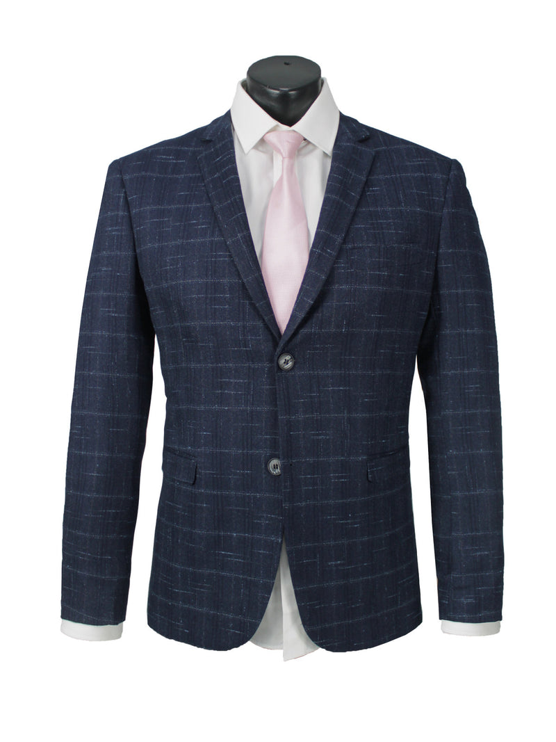 Boulvandre-2825 Textured Check Suit