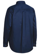 Bisley Closed Front Cotton Drill Shirt - Long Sleeve-BSC6433