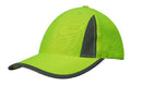 Headwear Luminescent Safety Cap with Reflective Inserts and Trim - 3029