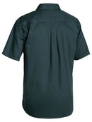 Bisley Closed Front Cotton Drill Shirt - Short Sleeve-BSC1433