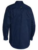 Bisley Closed Front Cotton Light Weight Drill Shirt - Long Sleeve-BSC6820
