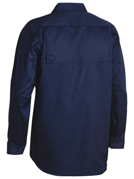 Bisley Cool Lightweight Drill Shirt - Long Sleeve-BS6893