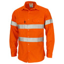 DNC Patron Saint Flame Retardant ARC Rated Taped Shirt with 3M F/R Tape - L/S 3405 - Star Uniforms Australia