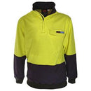 DNC HiVis 1/2 Zip FR & HRC2 Jumper 3423 - Star Uniforms Australia