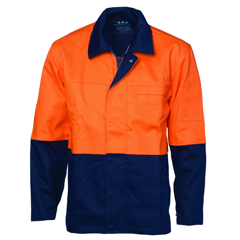 DNC Patron Saint® Flame Retardant Two Tone Drill Welder’s Jacket 3431 - Star Uniforms Australia