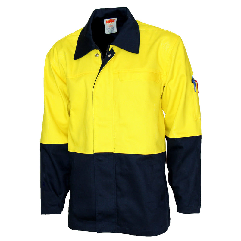 DNC Patron Saint® Flame Retardant Two Tone Drill Welder’s Jacket 3431 - Star Uniforms Australia