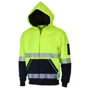 DNC-Hi Vis Segmented Tape Full Zip Hoodie-3530