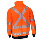 DNC - HiVis Segmented Tape X Back 1/2 Zip Jumper - 3533