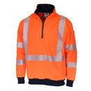 DNC - HiVis Segmented Tape X Back 1/2 Zip Jumper - 3533