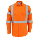 DNC Hi-Vis 3 way vented "X" back & Biomotion taped shirt 3545 - Star Uniforms Australia