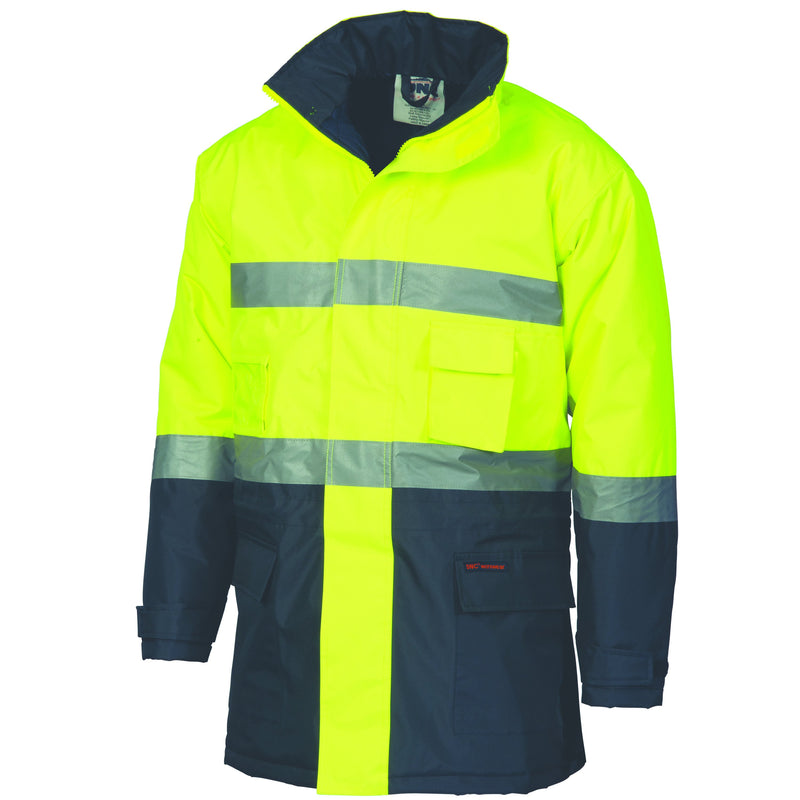 DNC HiVis D/N two tone parka 3768 - Star Uniforms Australia