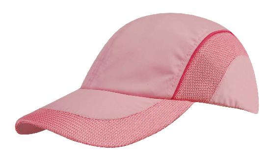 Headwear Spring Woven Fabric with Mesh to Side Panels and Peak - 3802