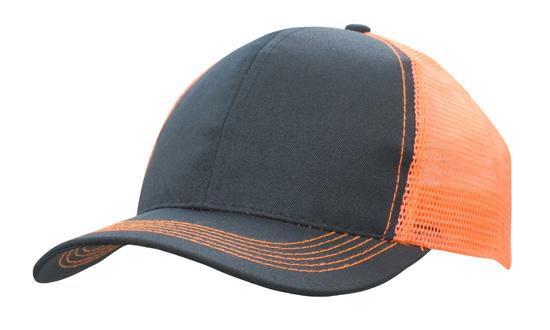 Headwear -Breathable Poly Twill With Mesh Back - 3819