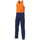 DNC HiVis Two Tone Cotton Action Back Overall 3853 - Star Uniforms Australia