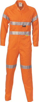 Hivis Cotton Coverall With 3M R/Tape 3854 - Star Uniforms Australia