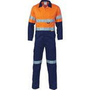 DNC Hivis Two Tone Cott On Coverall With 3M R/Tape 3855 - Star Uniforms Australia