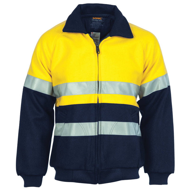 HiVis Two Tone Bluey Bomb er Jacket with CSR R/Tape 3859 - Star Uniforms Australia