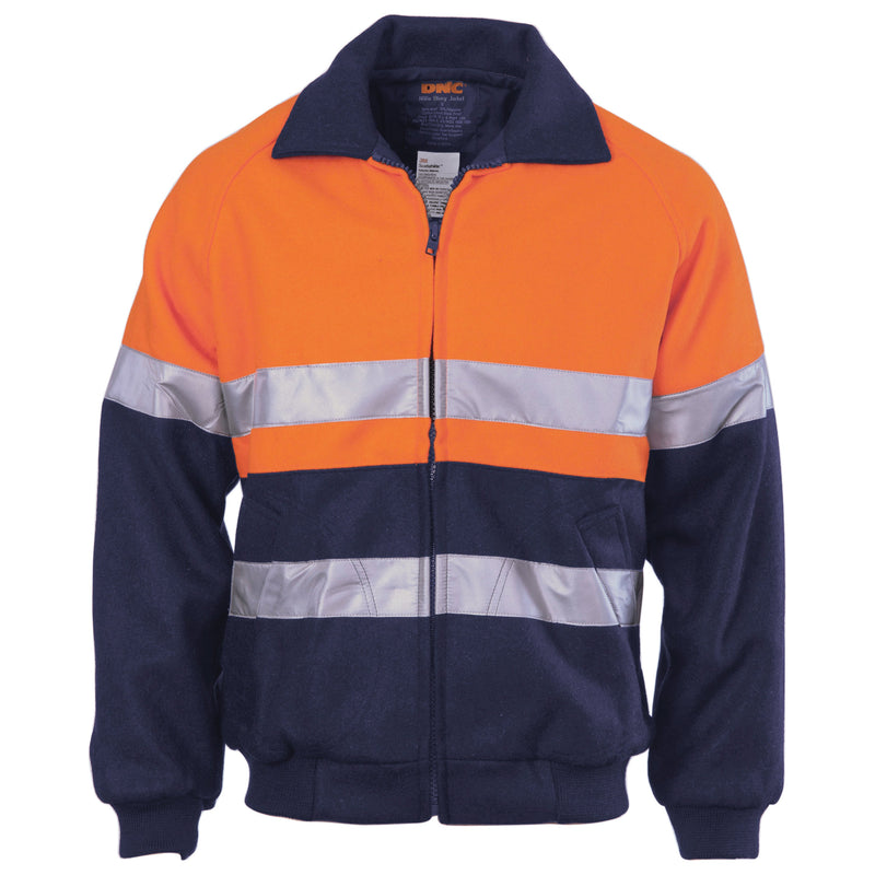 HiVis Two Tone Bluey Bomb er Jacket with CSR R/Tape 3859 - Star Uniforms Australia