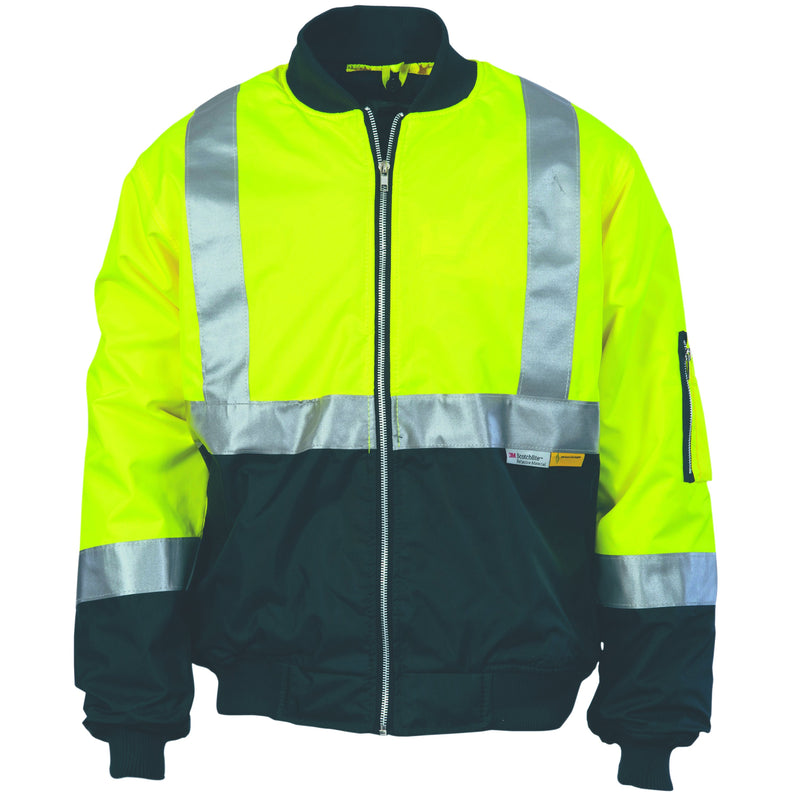 DNC HiVis Two Tone Flying Jacket with 3M R/Tape 3862 - Star Uniforms Australia