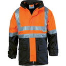 DNC - 4 in 1 HiVis Two Tone Breathable Jacket with Vest and 3M R/Tape - 3864