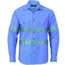 DNC Cotton Chambray Shirt with Generic R/Tape - Long sleeve 3889 - Star Uniforms Australia