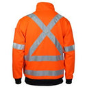 DNC-Hi-vis 1/2 Zip X Back Fleecy Jumper-3933