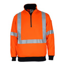 DNC-Hi-vis 1/2 Zip X Back Fleecy Jumper-3933