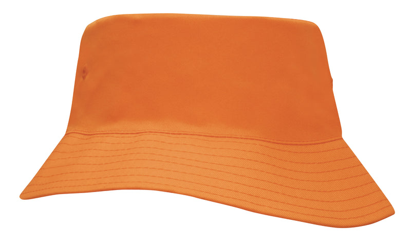 Headwear Breathable Poly Twill Childs Bucket Hat - 3939